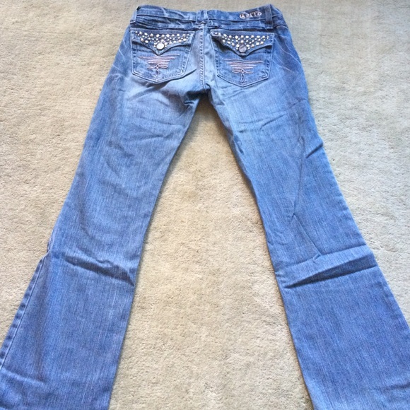 Cello Bootcut jeans with Bling embellishment