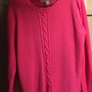 Neon pink sweater