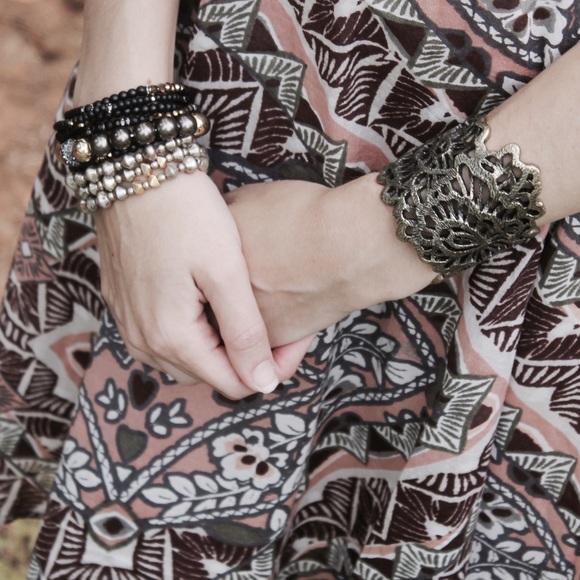 Printed Dress - Size 8 UK