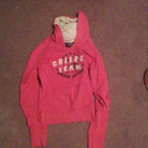 Pink hoodie