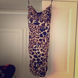 Homecoming dress: leopard print