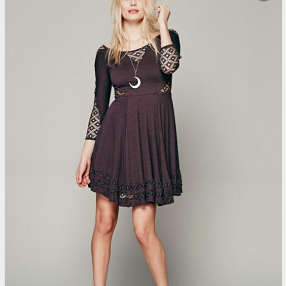 Free people to the point lace dress
