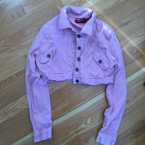💔CLOSING💔 Pink Jean Jacket (Crop)