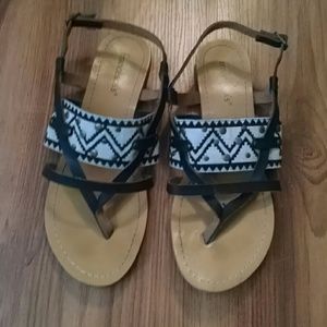 Francessca's aztec sandals!