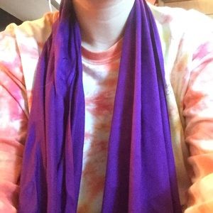 Purple scarf