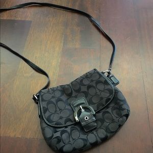 Coach black crossbody