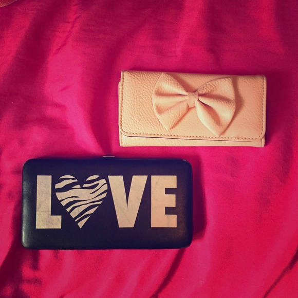 Two wallets.