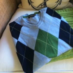 Men's Brooks Brothers argyle sweater