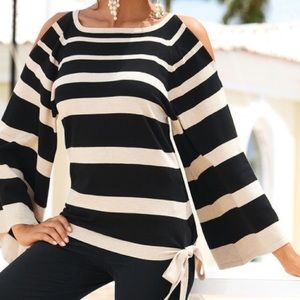 Boston Proper Side Tie Sweater