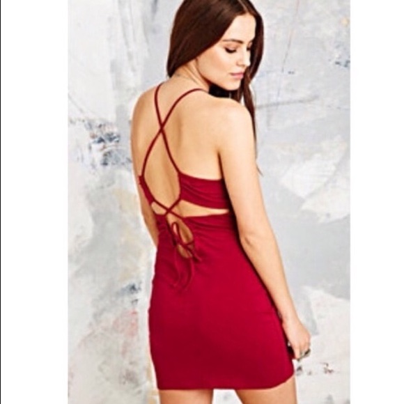 Ecote strappy bodycon dress