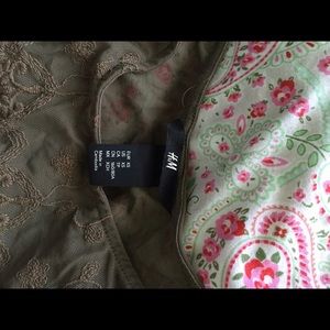 H&M lace short sleeve