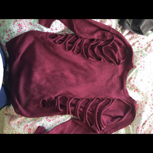 Sweater with cool back from Pacsun