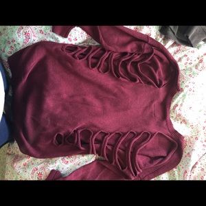 Sweater with cool back from Pacsun