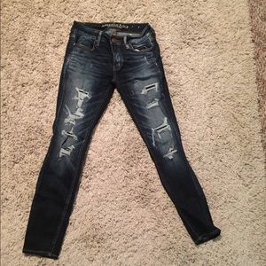 American destroyed leggings