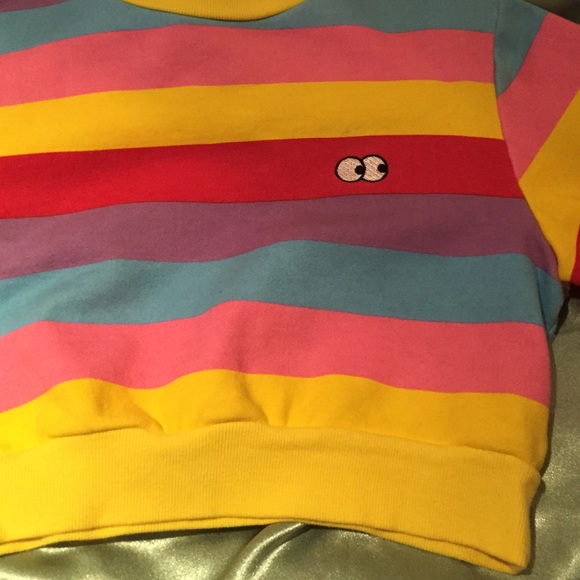 🙃SOLD🙃 LAZY OAF cropped sweatshirt - Picture 2 of 4