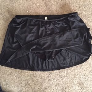 Lane Bryant Black Swim Skirt Size 22