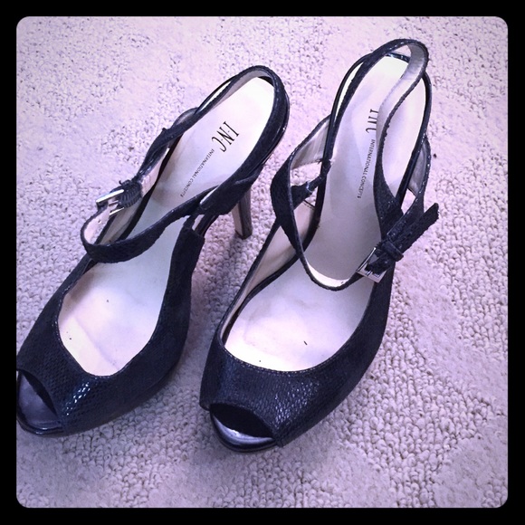 INC strap heels