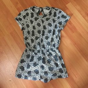 American Apparel geometric romper