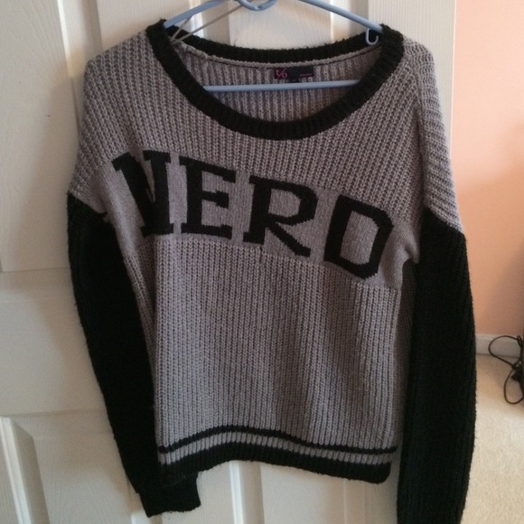 "NERD" sweater