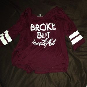Charlotte Russe Maroon shirt