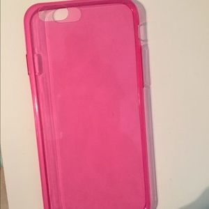 Pink clear brookestone iPhone 6 case. Silicon