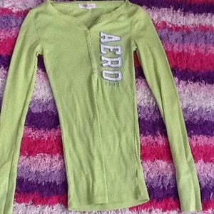 Aeropostale green long sleeve