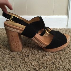 Coach Black Sandals