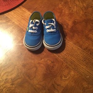 Turquoise toddler boys Vans
