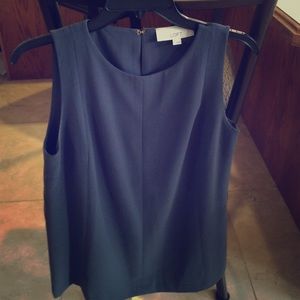 Ann Taylor Loft sleeveless work blouse