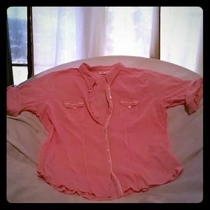 Pink & White Shirt