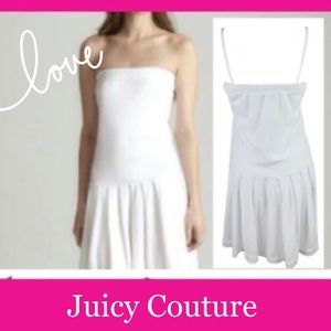 🐊Juicy Couture NWT White Micro Strapless Dress🐊