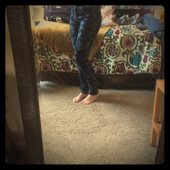Floral print jeans - Picture 1 of 3