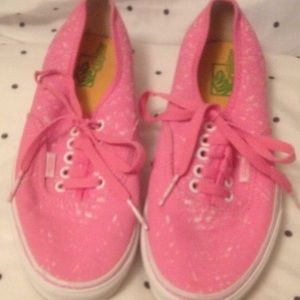 Sale! Vans pink crayons sneakers!