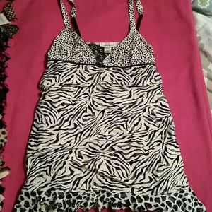 Zebra and leopard nightie