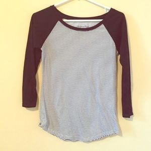 American eagle base ball tee