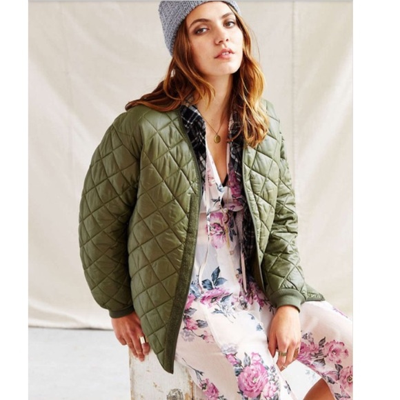 Urban renewal Belgian quilted liner jacket