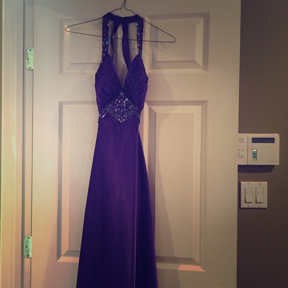Purple prom dress size 3/4