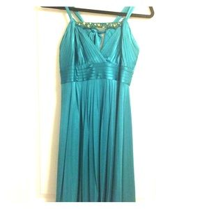 BCBG turquoise mini dress