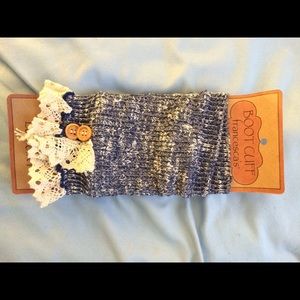 Boot cuffs - blue