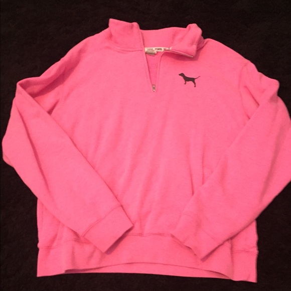 PINK Victoria's Secret Tops - Pink 1/4 zip