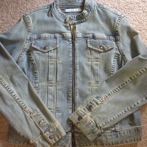Tommy Hilfiger distressed denim jacket