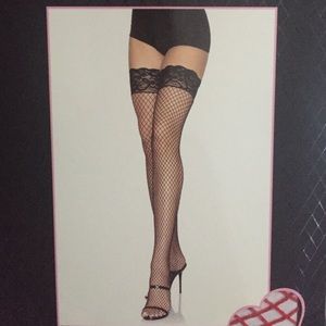 Leg Avenue Spandex Red Thigh Highs