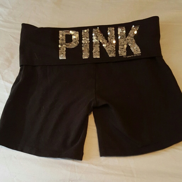 Victoria's Secret Pants - VS PINK YOGA SHORTS