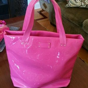 Kate Spade Pink Patent Tote