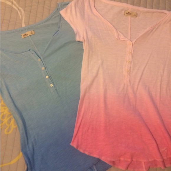 Ombré hollister shirt bundle