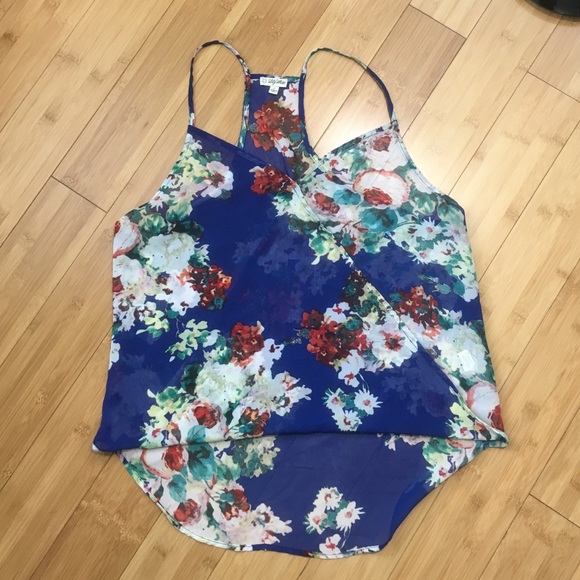 floral crop top
