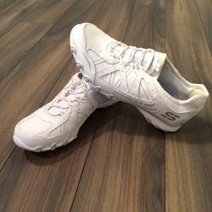 White Skechers sneakers