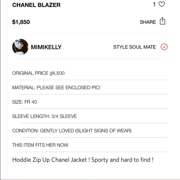 Chanel Jacket ! - Picture 2 of 4