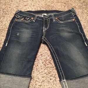 True Religion denim shorts