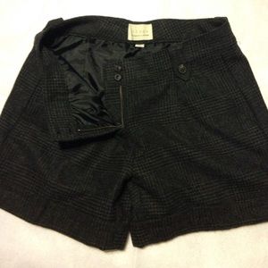 Anthropologie Wool shorts. Size 6